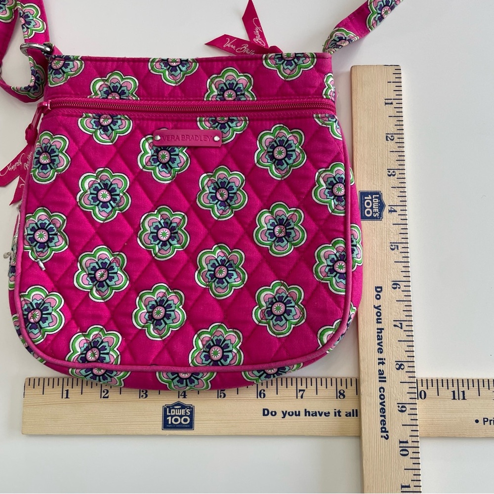 Vera Bradley “Pink Swirls Flower” Crossbody Bag - Picture 10 of 10